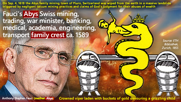 ANTHONY FAUCI: CHIEF GLOBALIST SNAKE OIL PITCHMAN LEADER OF BIOLOGICAL AND GERM WARFARE