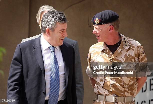 Future Pilgrims President Stirrup and  PM Gordon Brown